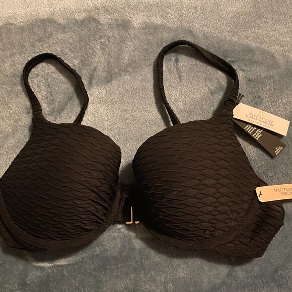 Victoria's Secret, Bikini, Icon Push-up Top, & Tie Side Brazilian Bottoms - Picture 3 of 9